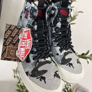 VANS Sk8 Hi Goretex MTE 3 Shoes White Gray Camo Boots